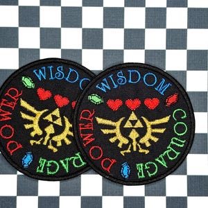 Hylian Embroidery Patch | Iron-On Patch | 3.5-Inch Embroidery Patch | Legend of Zelda Patch