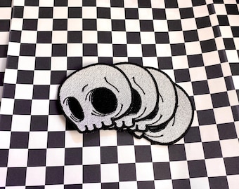 Skull Patch | Embroidery Patch | Iron On