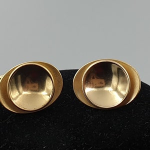 Vintage sterling silver-gold plated cufflinks/cufflinks/vintage cufflinks/silver cufflinks