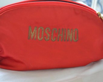 MOSCHINO REDWALL authentic clutch bag in red color/ vintage clutch bag/ clutch bag/ red clutch bag/ an.816