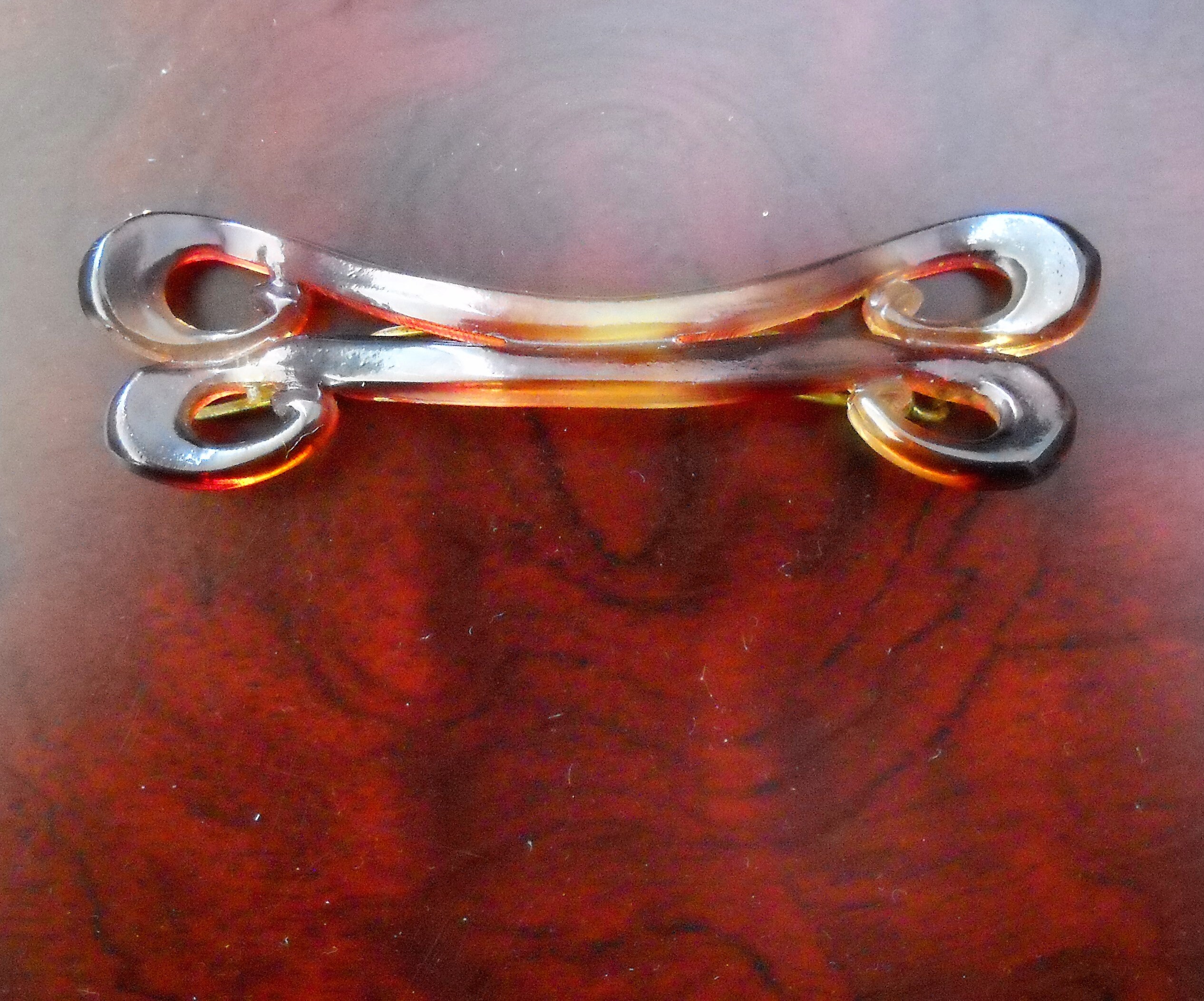 Vintage art nouveau barrette tortoise shell Bakelite antique brass France Tortoise Hair In Vintage Hair Accessories for sale | eBay main image 4