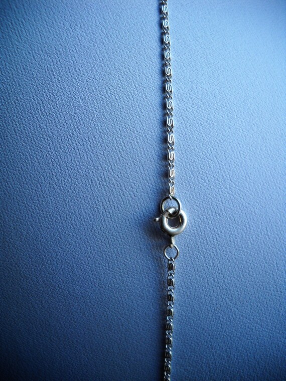 Early 80's Chain Necklace. A Soldered Silver Plat… - image 3