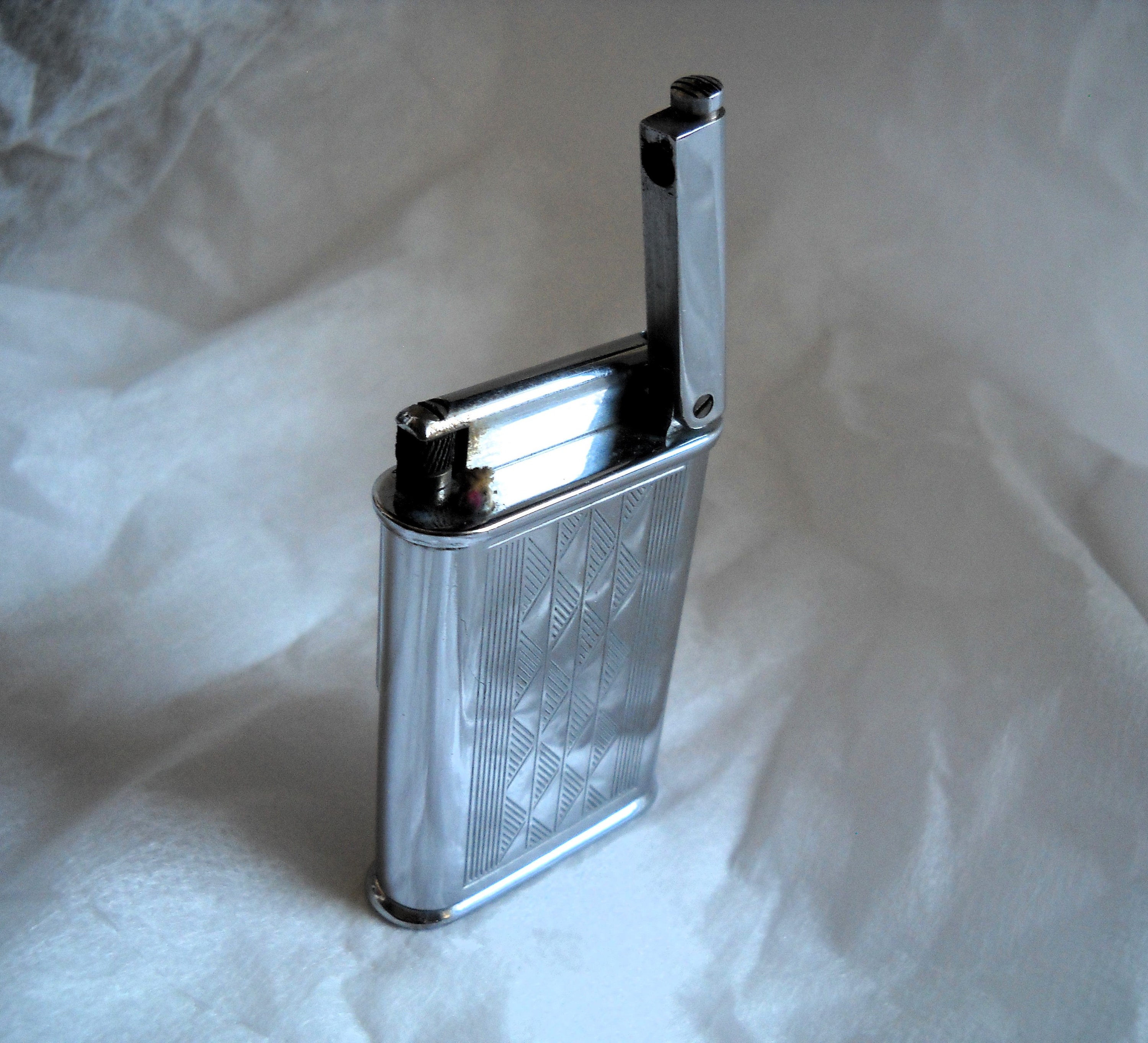 Ronson - Varaflame - Briquet de poche - acier chromé - (2