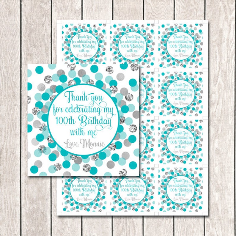 Thank You For Celebrating First Birthday Tags Free Printables