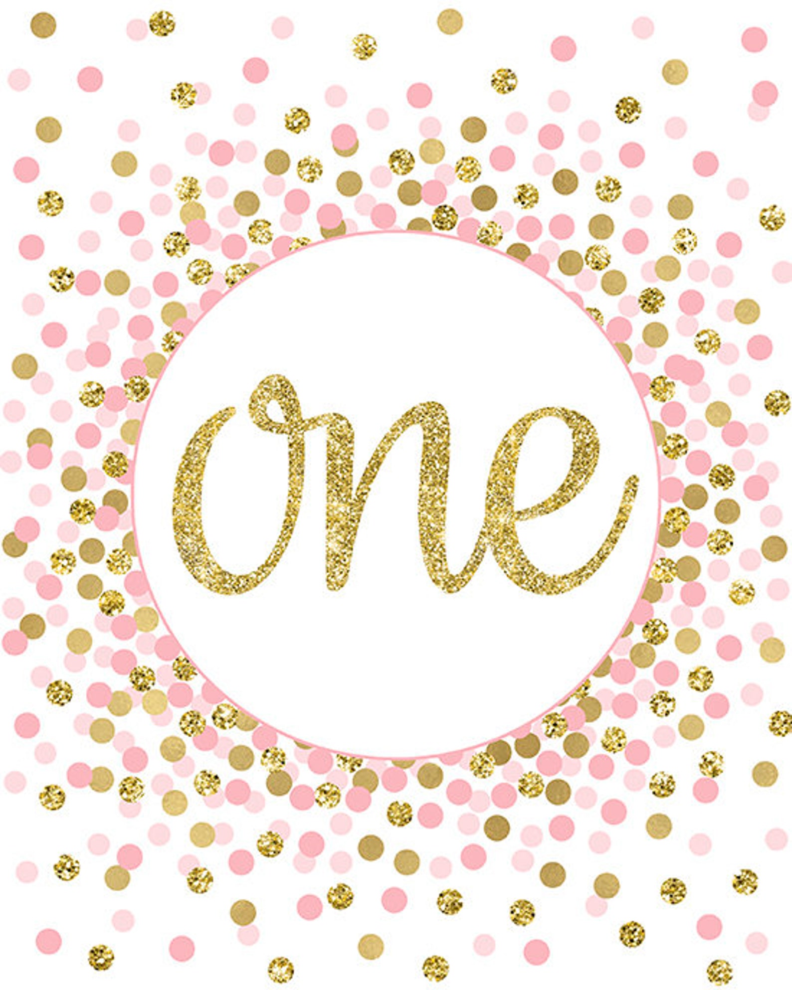 First Birthday Party Decor Set of Prints 1st Birthday Party - Etsy