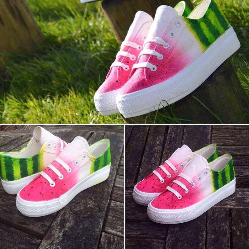 watermelon platform shoes