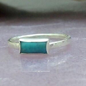 Sterling silver ring, turquoise ring, bridal jewelry, everyday ring, dainty ring, gemstone ring, wedding gift
