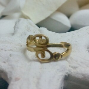 14k Gold Filled Toe Ring: Adjustable Body Jewelry