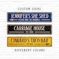 Personalized Metal Sign, Custom Text Sign, 12 Color Optional product logo