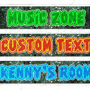 Personalized Text Metal Sign with Horror Font Design, Scary Movie Style, Personalized Quotes, Halloween Decor