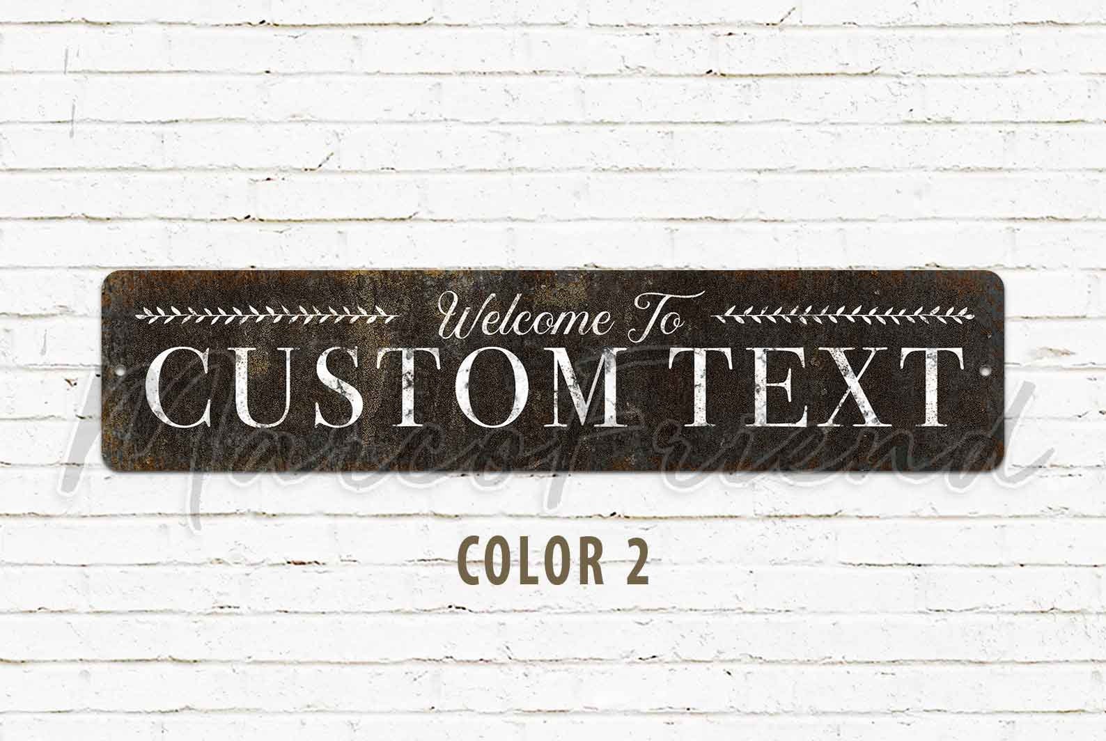 Custom Street Sign Custom Road Sign Yard Sign House Sign Etsy