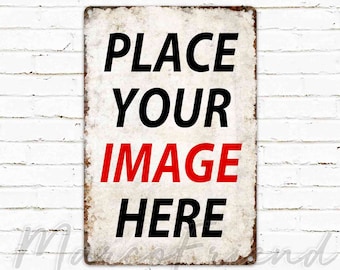 Custom Photo Metal Sign Personalized Wall Art, Home Decor