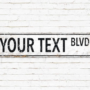 Custom Made, Road Sign, Street Sign, Outdoor Sign, Home Decor, Wall Art, Personalized Gifts