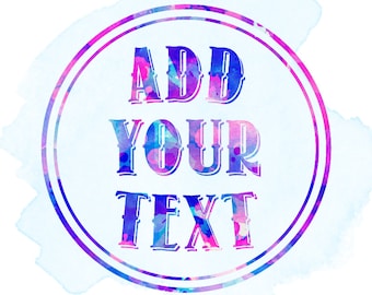 Customize Order - Add Name / Date / Text on the item(s) - Upgrade