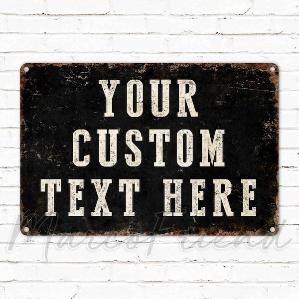 Custom Text Sign, Customize Sign, Personalized Gifts