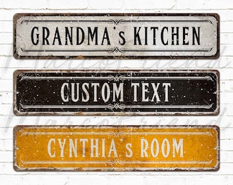 Custom Sign, Outdoor Sign, Shop Sign, Room Sign, Wall Decor, Metal Sign, Personalized Gifts