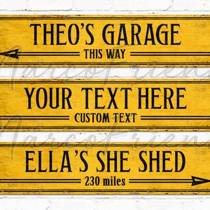 Personalized Metal Sign, Custom Text Sign, 12 Color Optional image 7