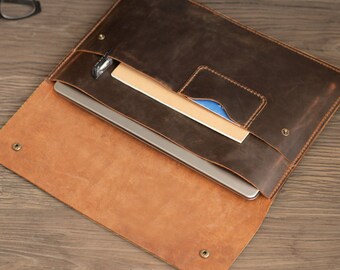 Étui en cuir personnalisé pour Microsoft Surface Pro 11 X 9 7, étui en cuir pour ordinateur portable Microsoft Surface 7
