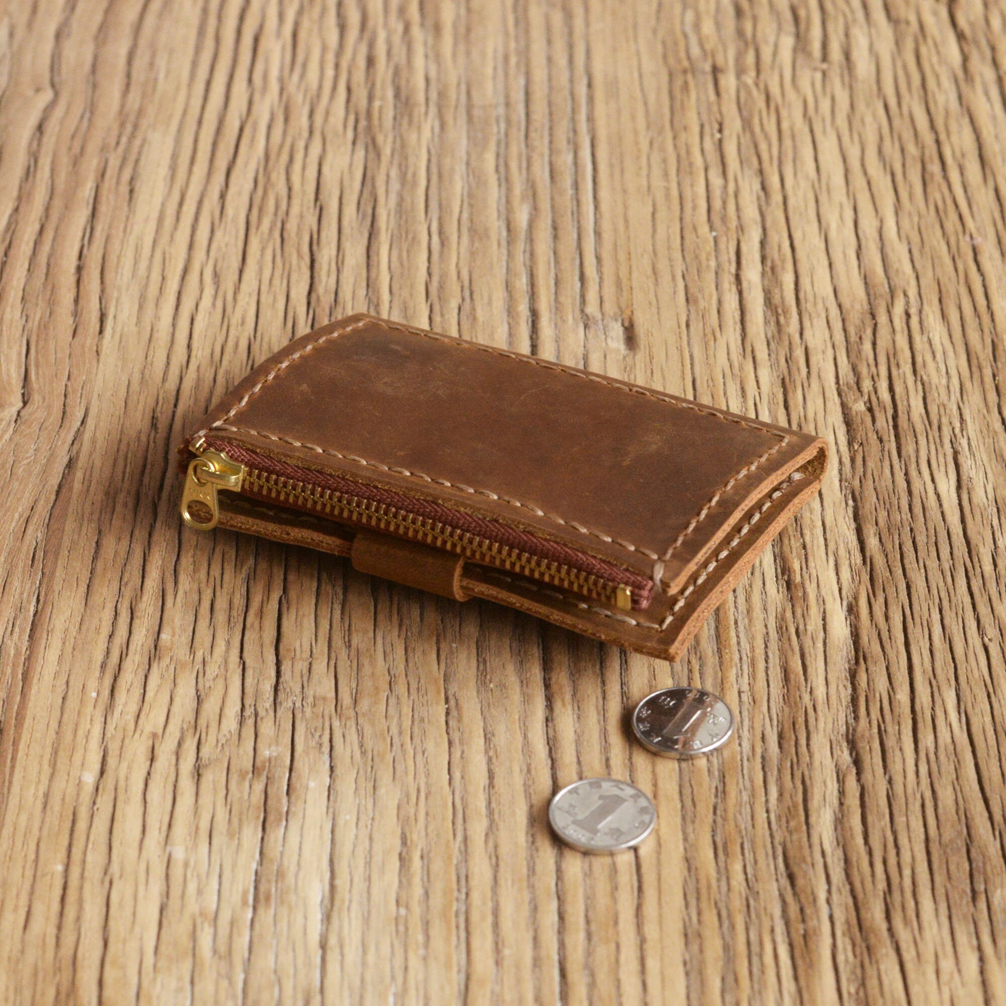 Personalized Leather Key Case Wallet / Key Holder Wallet / Coin Purse ...
