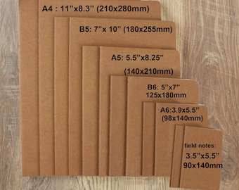 4 Pack Kraft Notebooks Bulk, Lined Paper Journaling Notebooks, Composition Notebooks for School, Journal Notebooks for Office, 60 Pages