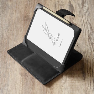 Gepersonaliseerde lederen tas voor Onyx BOOX Tab Ultra C, Note Air 3 C, Tab Mini C, Tab X, Note Air 2 Plus, past op LAMY Pen en standaard Pen K07 afbeelding 4