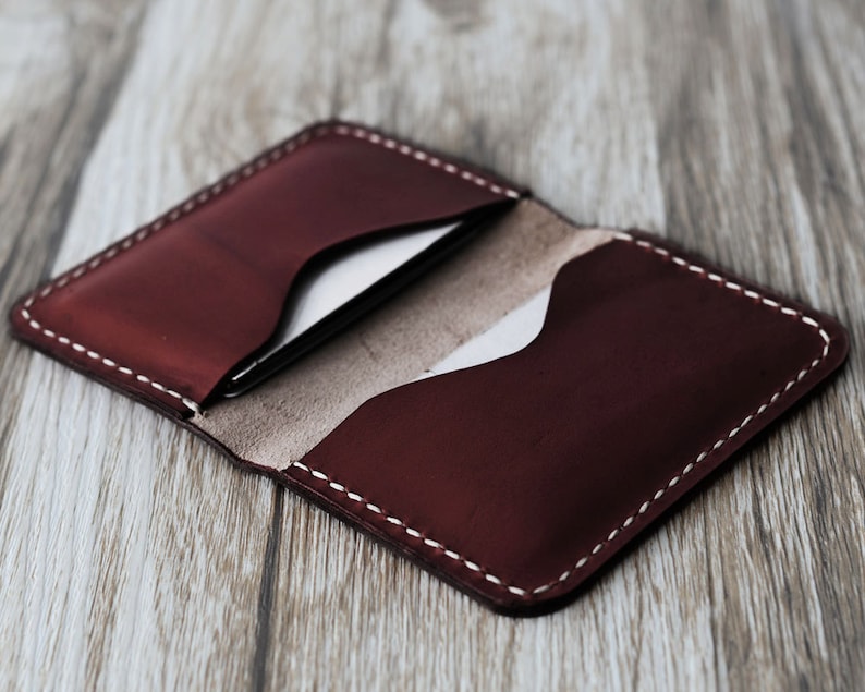 Personalized Leather Business Card Holder 110 Bussiness Card Case