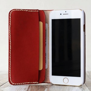 Personalizzato pelle IPhone 5 Custodia / iphone 5 portafoglio / iphone 5s donna o uomo iPhone 5 portafoglio / iPhone 5s Case Wallet / iphone Pelle