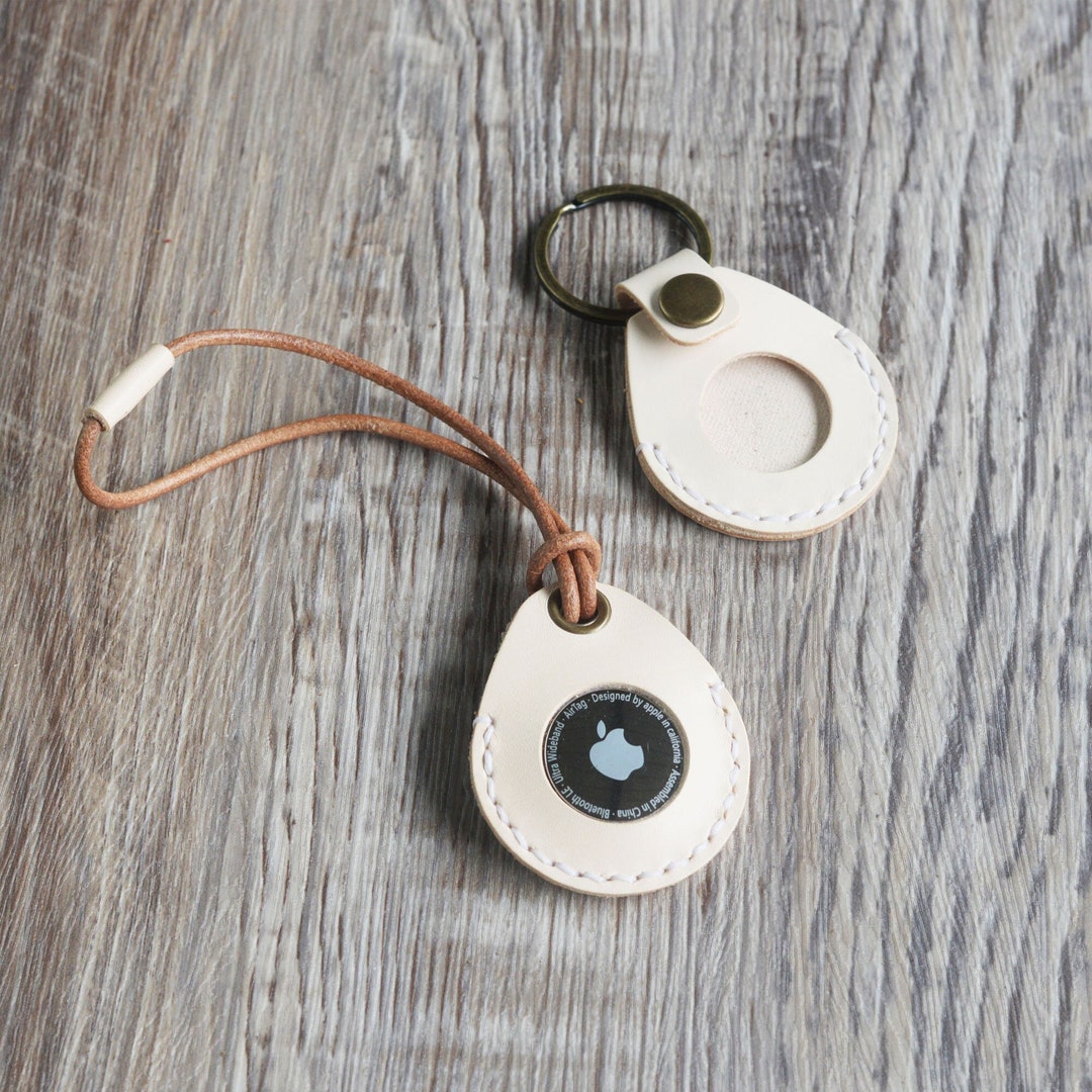 Personalized AirTag Holder Leather AirTag Keychain AirTag Etsy