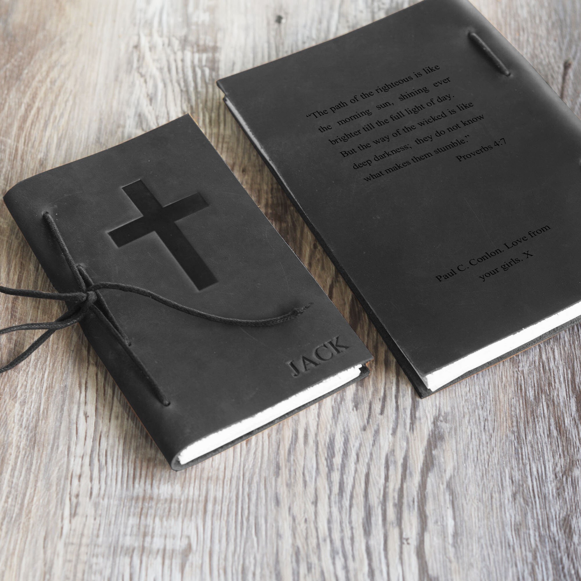 Personalized Prayer Journal, Prayer Gift, Christian Gift, Leather Prayer bible Notebook, Religious Gifts for Her, Fathers Day Gift