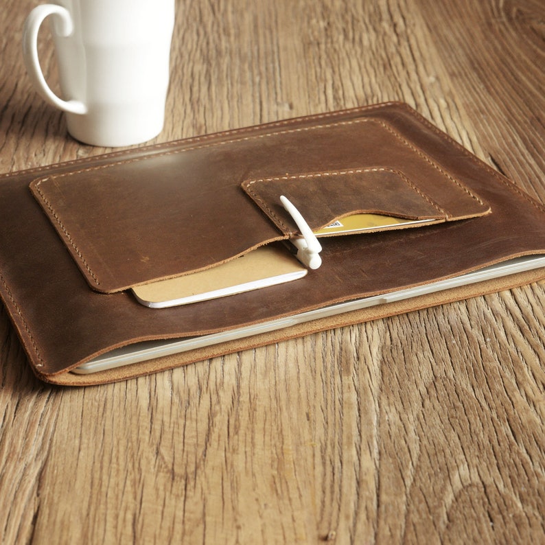 Personalized Leather Macbook Pro 13 Case Macbook Pro Sleeve Etsy