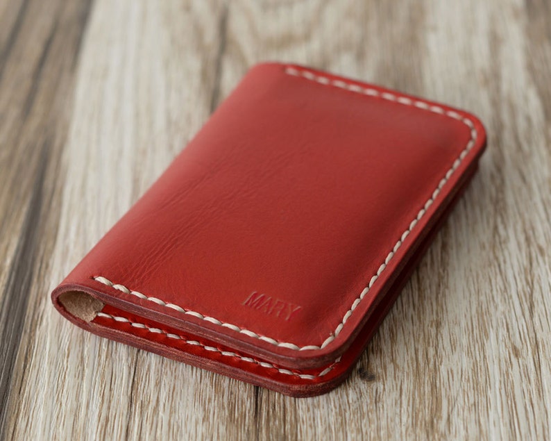 Personalized Leather Business Card Holder 110 / Bussiness Card Etsy