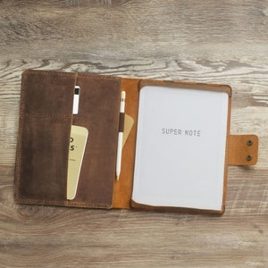 Supernote A5x case,  Personalized leather Supernote A6X folio, Supernote A6 X2, RM202