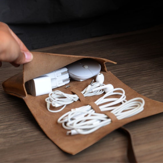 Leather Cord Organizer