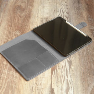 Fermeture magnétique en cuir personnalisée 2022 étui iPad pro 12.9, étuis en cuir iPad 10e génération, étui en cuir iPad mini 6, 607 image 8