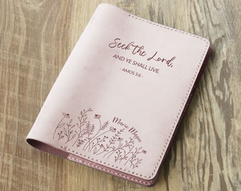 Prayer Journal For Women, Personalized Leather Prayer Notebook, Church Notes, Christian Gifts for Women, Podcast and Sermon Application