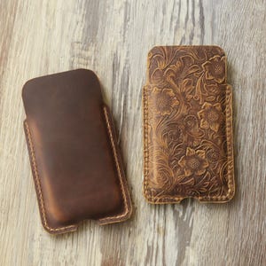Funda de cuero personalizada para iPhone 17 Air, 17 Pro, 16, funda de cuero genuino para iPhone 17, 16, 15 y 14 Pro Max.