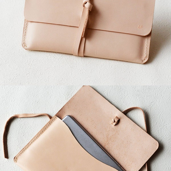 Cuir Macbook Case Laptop Case Macbook Case Macbook Pro 13 « Case New Macbook air 13 » Case Laptop Bag Macbook Sleeve Nature Tan