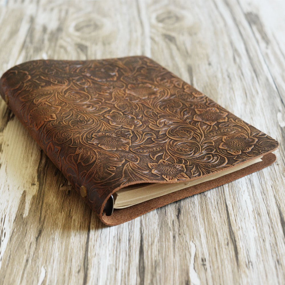  Wonderpool Leather Journal A6 Refillable 6 Ring