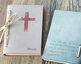 Personalisierte Gebetstagebuch für Frauen, benutzerdefinierte positive Affirmationen Journal, christliches Geschenk religiöses Geschenk für Mädchen
