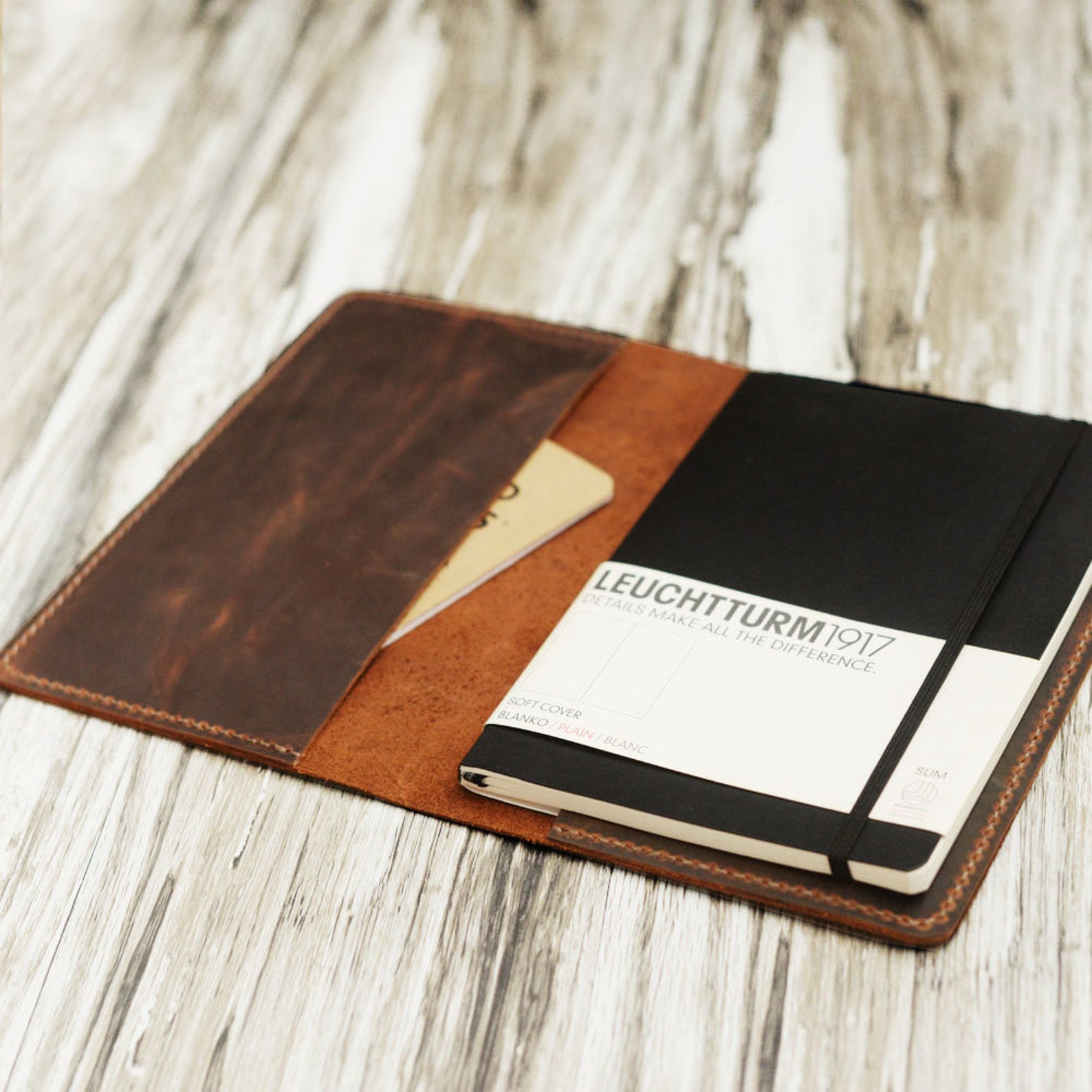 Distressed Leather Leuchtturm1917 Cover A5 Notebook Cover Etsy