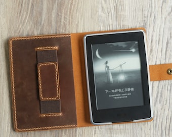 Kindle Paperwhite 第12世代用レザーカバー：手作り電子書籍リーダー
