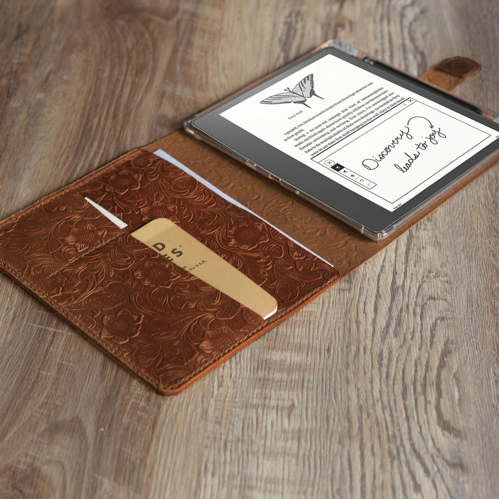 Personalized Leather Case for Kindle Scribe 10.2