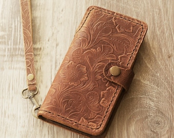 Personalized iPhone wallet case, compatible with iPhone 17 / 17 air / 17 pro / 17 Pro Max, gift for her / him / mom / dad / father