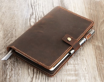 Personalisierte Lederhülle für Full Focus Planner, Full Focus Planner Cover, Full Focus Planner Folio, FFP Cover, Leder Journal, 307F