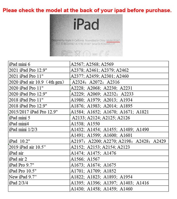 iPad Mini 1, 2, 3, 4, 5 & 6 Generation Cases