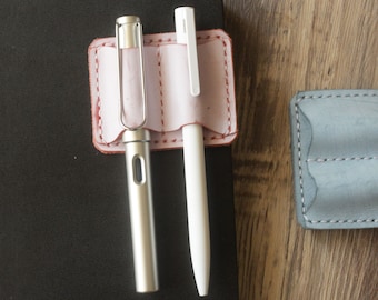 Pen Clip for Notebook Pen Loop Holder for Notebooks  Leather Pen Holder Pen Sleeve Pen Clips for Journal, Planner, Notebook