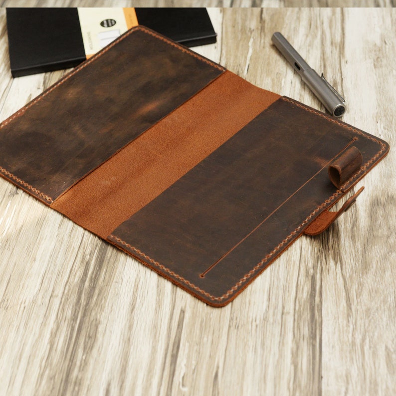 Personalized Leather Journal Cover for Moleskine XL Large Etsy
