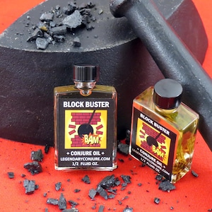 Block Buster Conjure Oil - remove obstacles - break through - hoodoo - witchcraft - pagan