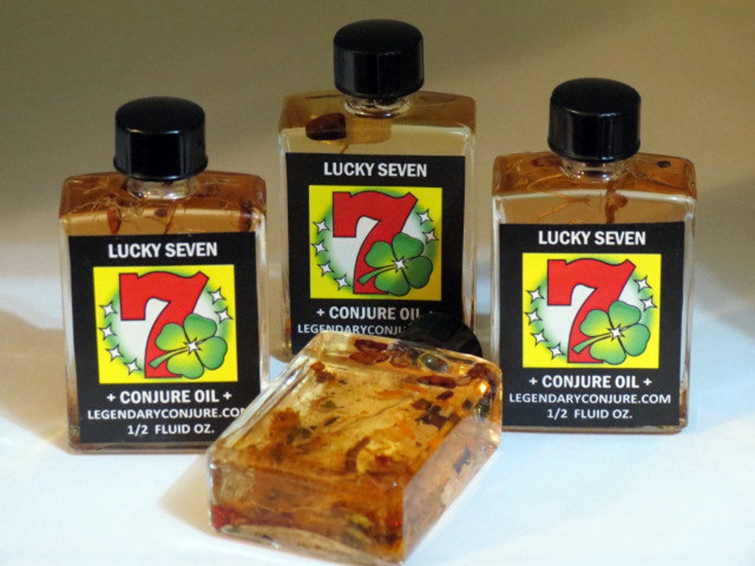Lucky Seven Conjure Oil // Gambling Luck, Lottery, Scratch-off, Slot ...
