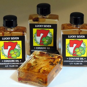 Lucky Seven Conjure Oil // .5 oz | 15 mL
